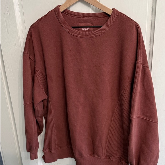 aerie Tops - Aerie burgundy sweatshirt medium